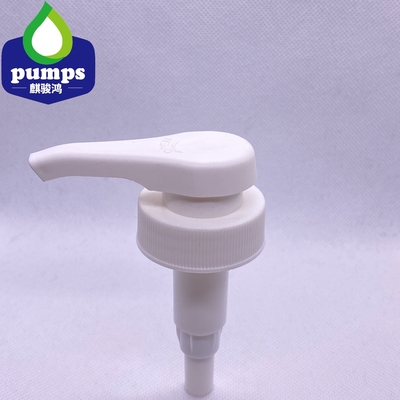 Weiße kosmetische Lotions-Pumpe für Körper-Shampoo 38/400 Dosierung 4cc