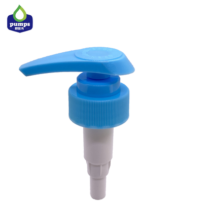 Reinigung herauf Flüssigseife-Zufuhr-Pumpe für der Dosierungs-4cc blaue Farbe Hals-der Größen-33mm