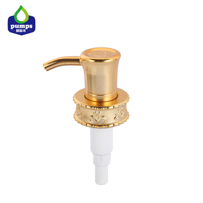 Luxuriöse Lotionsspenderpumpe in goldener Farbe für Kosmetikgel oder Shampooflasche 33/410