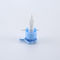 Mit Rippen versehene 28mm blaue Seifenspender-Pumpe/kundengebundene Plastikschneckenpumpe