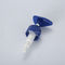 Oben hinunter Verschluss-Plastik pumpt Lotion Flecken des Blau-1.2cc 33/410 nicht