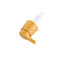 Gelbe Plastiklotion pumpt 4.0g für Körper-Wäsche-Handcreme-Flasche