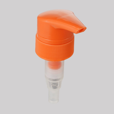 Purpurfarbene Plastiklotionspumpen Verteiler für Gelflasche 33/410 Größe 2cc Dosierung