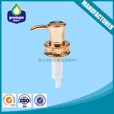 Lotions-Pumpen-Seifenspender-UV- Beschichtung Aluminium-Matt Gold Collar der Fertigungs-33 Plastik- der Flaschen-410