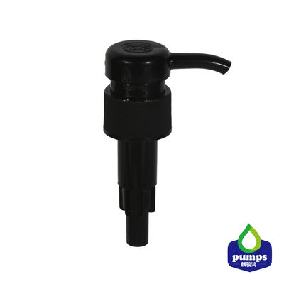 Schwarzer Plastikseifenspender-Kopf der glasflaschen-Pumpen-Spitzen-28/410