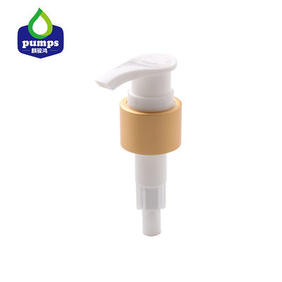 Gewellte 24 410 schwarze Lotions-Pumpe/Aluminiumgoldzufuhr-Pumpe