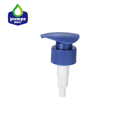 Oben hinunter Verschluss-Plastik pumpt Lotion Flecken des Blau-1.2cc 33/410 nicht