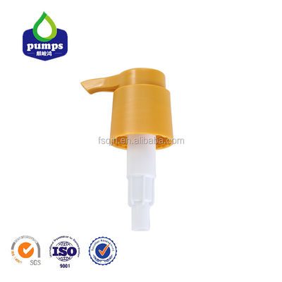 Leere 28mm Flaschen-Pumpen-Kappe gelbes Eco freundlich für Flasche 500ml