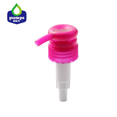 Plastikshampoo-Lotions-Pumpen-Kopfschraube-Abdeckungs-nicht Fleck-weiße Seifen-Pumpe