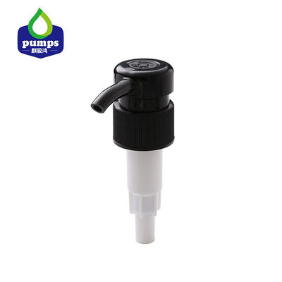 28mm Schwarz-Plastikseifen-Pumpe Schrauben-4CC für Shampoo-Duschgel